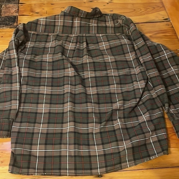 L.L. Bean 100% Cotton Brown Flannel Button Down Shirt Size XL - Picture 9 of 10